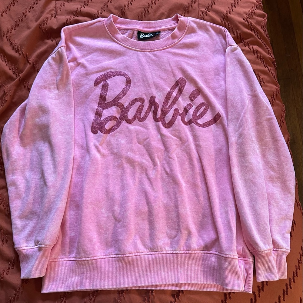 Barbie Pink Crew Neck Sweater
